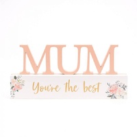 Sophia Gift Collection Mantle Plaque - Mum