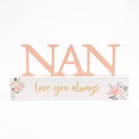 Sophia Gift Collection Mantle Plaque - Nan