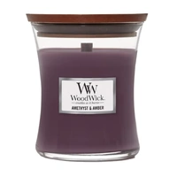 WoodWick Medium Candle - Amethyst & Amber