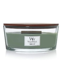 WoodWick Hearthwick Candle - Hemp & Ivy
