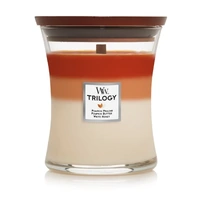 Woodwick Medium Trilogy Candle - Pumpkin Gourmand