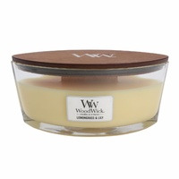 WoodWick HearthWick Candle - Lemongrass & Lily