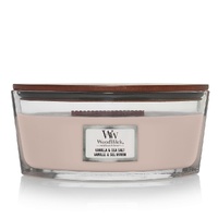 WoodWick Hearthwick Candle - Vanilla & Sea Salt