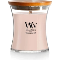 Woodwick Medium Candle - Vanilla & Sea Salt