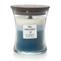 WoodWick Medium Trilogy Candle - Beachfront Cottage