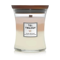 Woodwick Medium Trilogy Candle - Island Getaway
