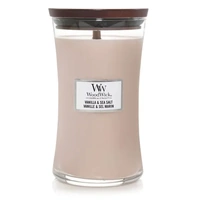 Woodwick Large Candle - Vanilla & Sea Salt