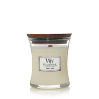 WoodWick Mini Candle - White Teak