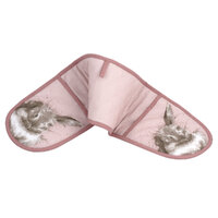 Wrendale Designs by Pimpernel Double Oven Gloves - Pink Rabbit