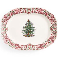 Spode Christmas Tree - Yuletide Rectangular Dish 27.5cm