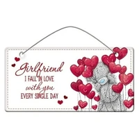 Tatty Teddy Me To You Valentines Plaque - Girlfriend
