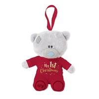 Tatty Teddy Me To You Christmas Hanging Ornament - My First Christmas Plush