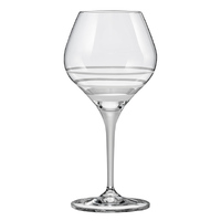 Bohemia Crystal Circle Matte Wine Glass 350ml Set of 2