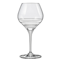 Bohemia Crystal Circle Matte Wine Glass 350ml Set of 2