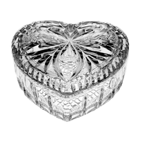 Bohemia Crystal 13cm Heart Shaped Box