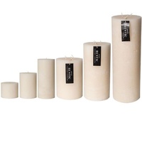 Elume Rustic Pillar Candle - Cream